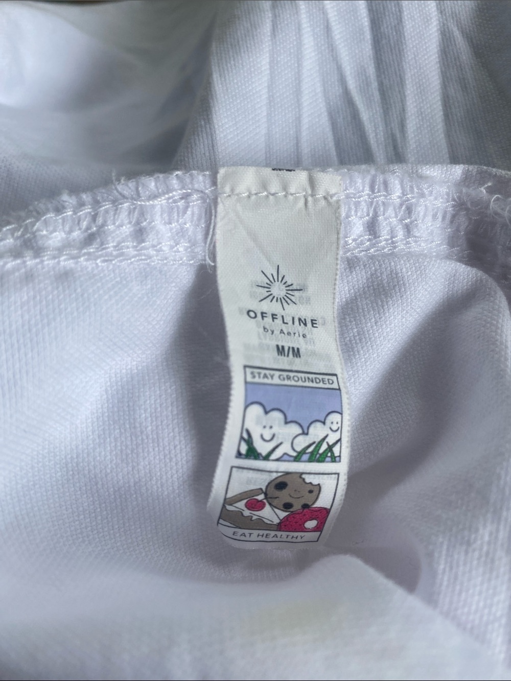 aerie White Women's Button-Down Shirt - Picture 4 of 5